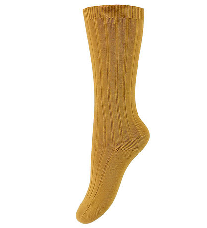 Condor Kniestrümpfe - Rib - Senf