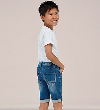 Name It Shorts - Noos - NkmTheo - Medium Blue Denim