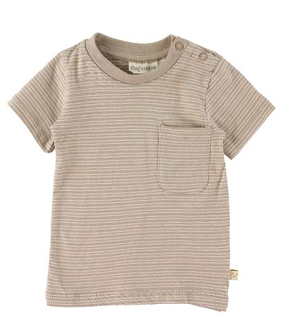 That's Mine T-shirt - 2-Pack - Tino - Stripes/Earth Brown
