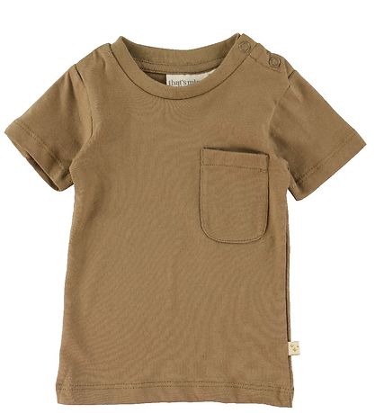 That's Mine T-shirt - 2-Pack - Tino - Stripes/Earth Brown