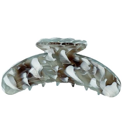 By Stær Hárklemma - 13x5,5 cm - Lola - Splash Sjóblátt/Hvítt/B