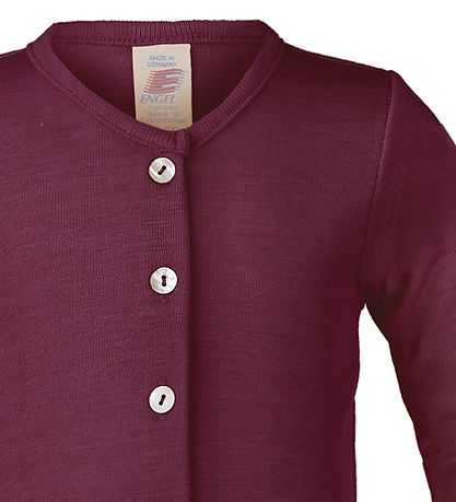 Engel Cardigan - Wol/Zijde - Orchidee