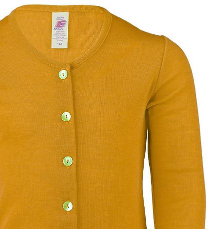 Engel Cardigan - Wool/Silk - Saffron