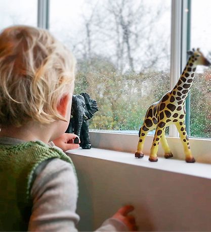 Green Rubber Toys Animal - Giraffe