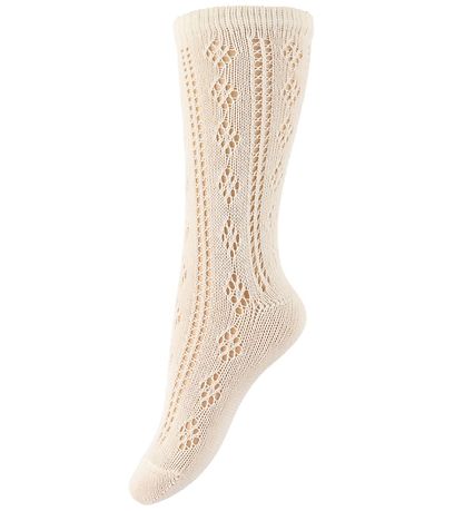 Minymo Socken - 2er-Pack - Elfenbein/Navy