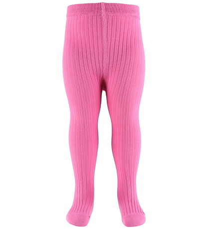 Melton Tights - Rib - Dusty Pink