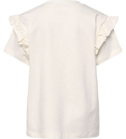 Hummel Stuttermabolur - hmlFlowy - Marshmallow