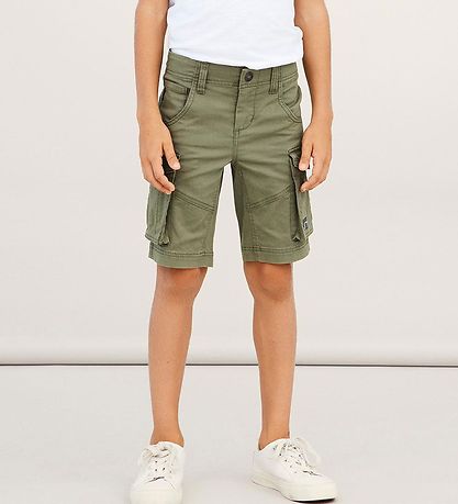 Name It Shorts - Cargo - NkmRyan - Deep Lichen Green