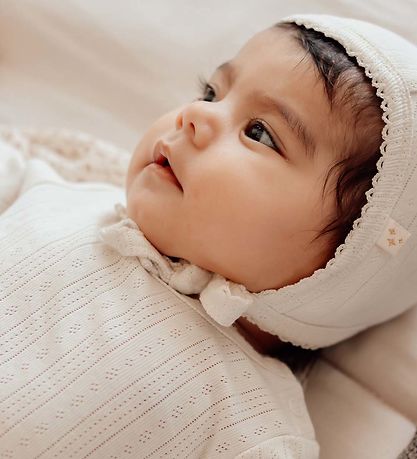 Thats Mine Baby Hat - Anna - Antique White