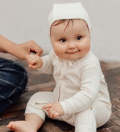 Thats Mine Baby Hat - Anna - Antique White