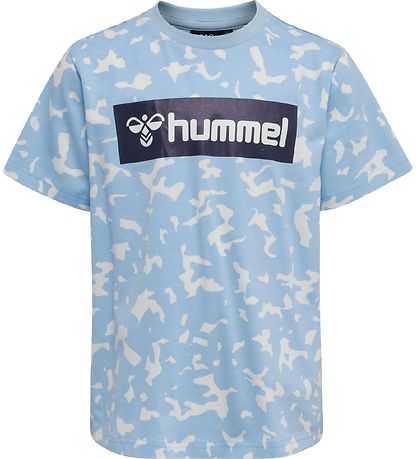 Hummel Stuttermabolur - hmlCarter - Loftgóður Blue