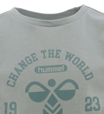 Hummel Stuttermabolur - hmlMalin - Chinois Green