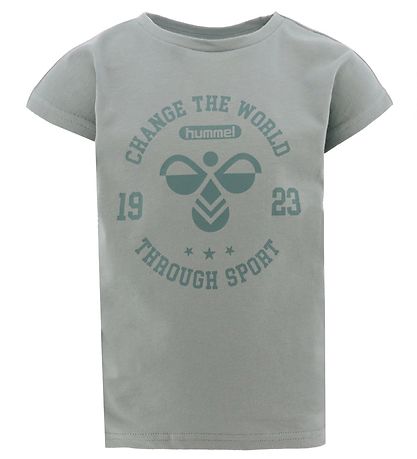 Hummel Stuttermabolur - hmlMalin - Chinois Green