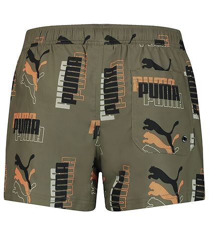 Puma Sund stuttbuxur - Lógó - Mosi Green Combo