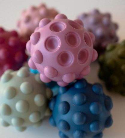 Tiny Tot Balls - Sensorische Zappelbälle aus Silikon - 2er-Pack 