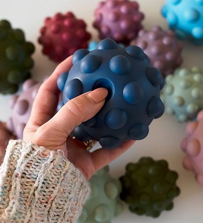 Tiny Tot Bal - Sensorische siliconen Fidget Ball - 10 cm - Hemel
