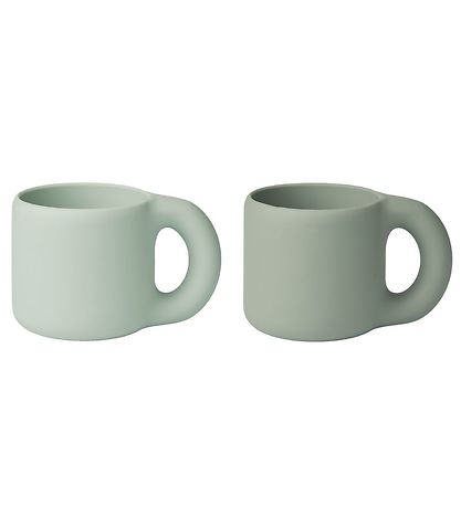 Liewood Cups - 2-Pack - Silicone - Kylie - Dusty Mint