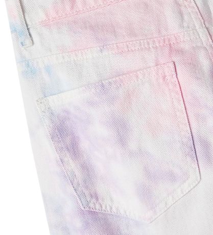 LMTD Byxor - NlfTieizza - White Alyssum/Tie Dye