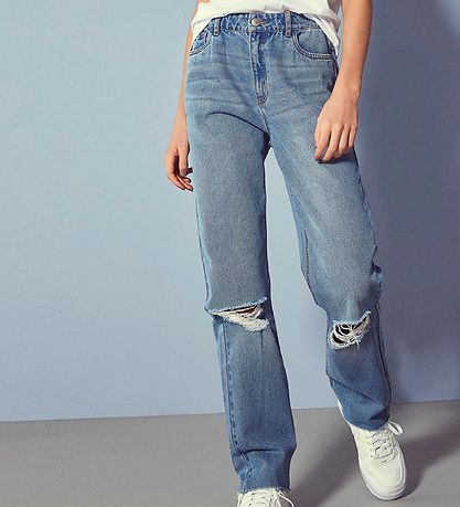 LMTD Byxor - NlfBizza - Light Blue Denim