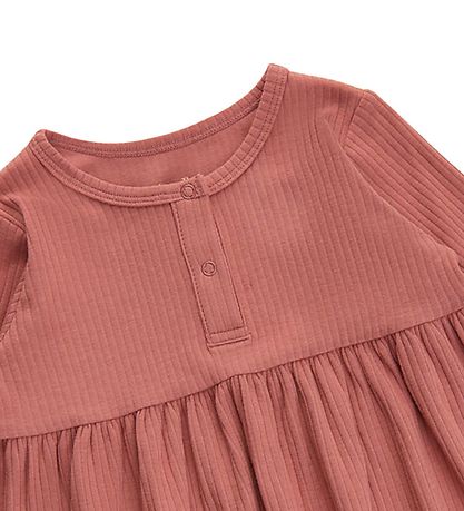 Soft Gallery Rib - Ripp - Kleid - Brick Dust