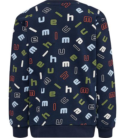 Hummel Peysa - hml Letters - Black Iris