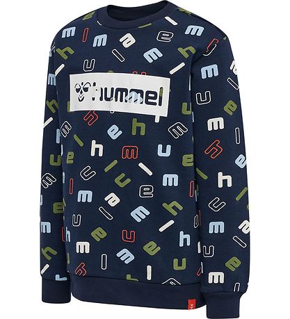 Hummel Peysa - hml Letters - Black Iris
