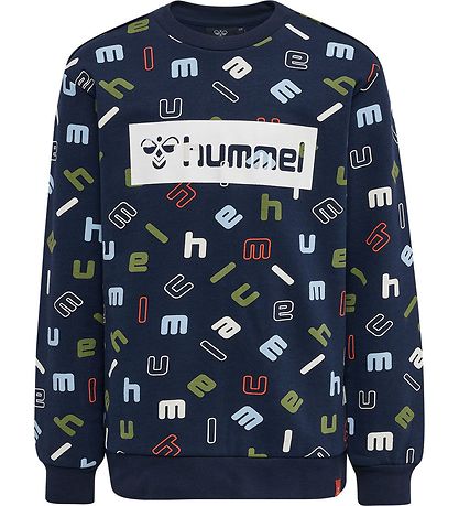 Hummel Peysa - hml Letters - Black Iris