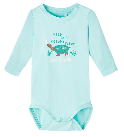 Name It Bodysuits L/æ - NbnOcean - 3-Pack - Whitecap Gray