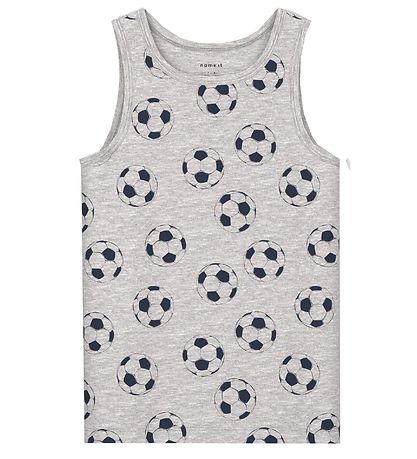 Name It Unterhemd - Noos - NkmTank - 2er-Pack - Grey Melange