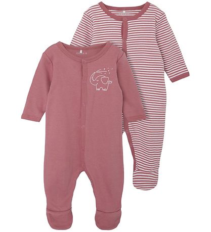 Name It Nightsuit - Noos - NbnNightsuit - 2-Pack - Mesa Rose