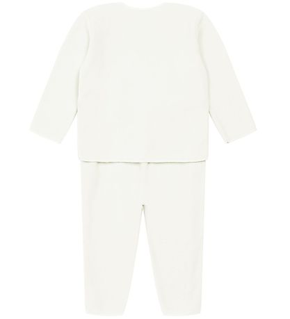 Bonton Set - Blouse/Trousers - Fleece - Cream