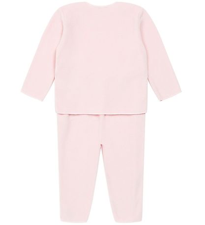 Bonton Set - Fleecepullover/Fleecehose - Rose