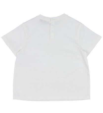 Emporio Armani Stuttermabolur - Bianco Lógó