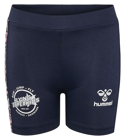 Hummel Tight Stuttbuxur - hmlFSK - Blár