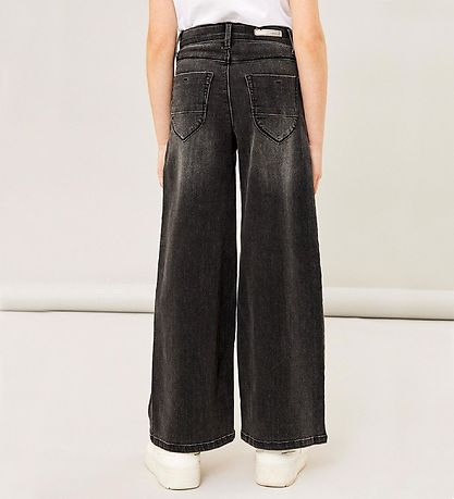 Name It Gallabuxur - Núll - NkfBwide - Black Denim