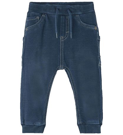 Name It Joggingbuxur - Noos - NbmBundo - Dark Blue Denim