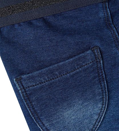 Name It Leggings - Noos - NmfSalli - Dark Blue Denim/Dark Safír