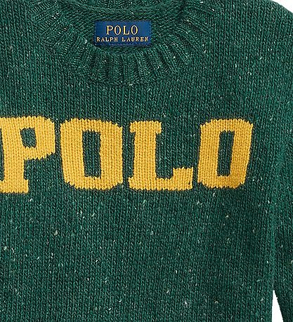 Polo Ralph Lauren Blouse - Wool/Viscose - Liningest Green w. Yel