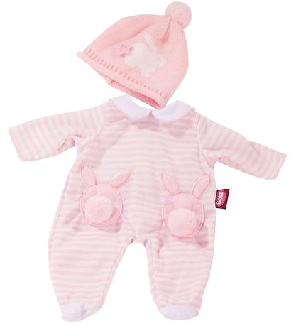 Götz Puppenkleidung - Strampler/Mütze - 30-33 cm - Rabbit