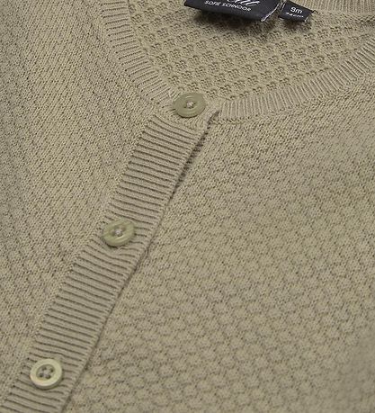 Petit by Sofie Schnoor Cardigan - Prjónað - Dusty Green