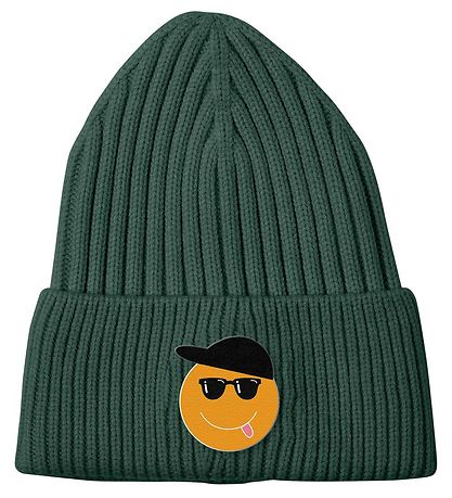 Name It Húfa - Prjónað - NmnMiki - Gönguferðir Green