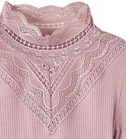 Name It Blouse - Noos - NkfNuri - Woodrose w. Lace