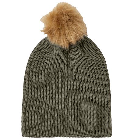 Name It Beanie - Knitted - Wool - NkmWhoma - Tarmac