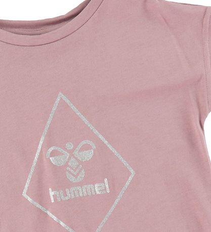 Hummel Stuttermabolur - hmlLuna - Bleikt