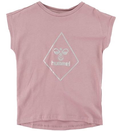 Hummel Stuttermabolur - hmlLuna - Bleikt