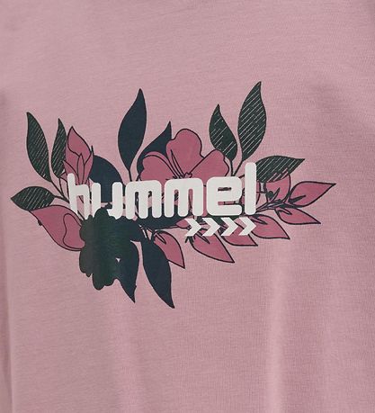 Hummel Stuttermabolur - hmlKarla - Woodrose