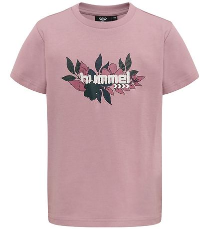 Hummel Stuttermabolur - hmlKarla - Woodrose