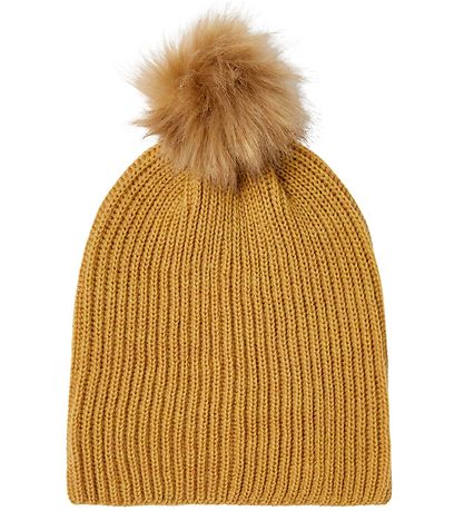 Name It Húfa - Prjónað - Ull - NkfWhoma - Antilópa