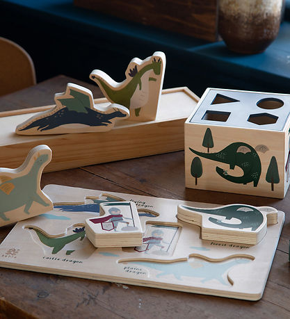 Sebra Puzzle - Wood - Dragon Tales