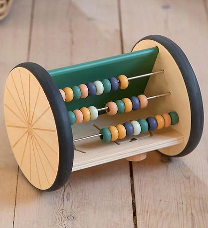 Sebra Activity roll-up mirror - Wood - Woodland